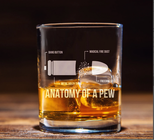 Anatomy of a Pew -- Whiskey Glass