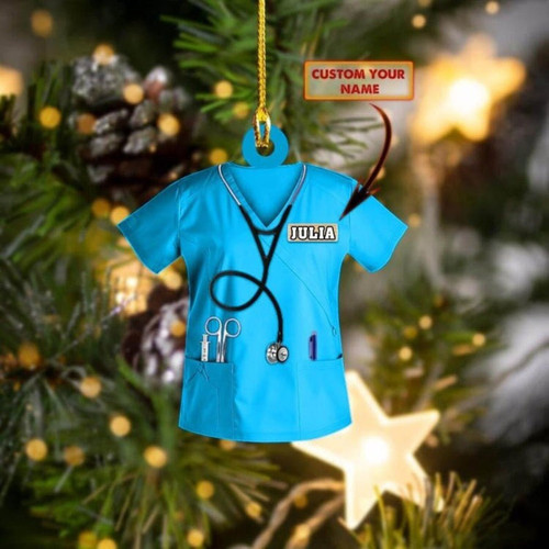 PERSONALIZED  NURSE ---ACRYLIC  ORNAMENT