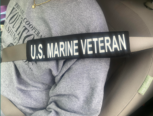 U.S.  MARINE  CORPS---  SEAT  BELT  COVER