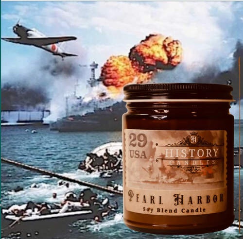 PEARL  HARBOR ---MEMORIAL  CANDLE