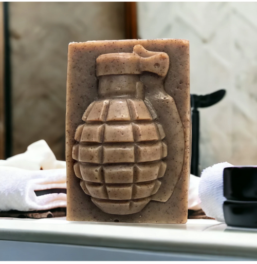 Whiskey & Bad Decisions--- Natural Grenade Soap