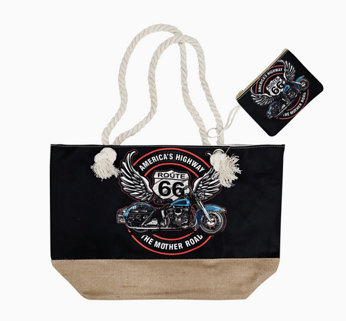 ROUTE  66  COMMEMORATIVE  TOTE  BAG