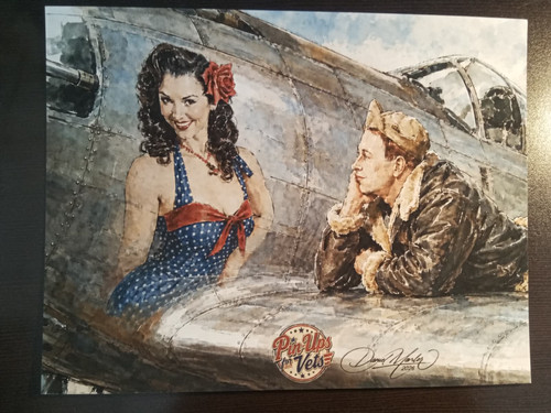 DREAMING  OF THE GIRL BACK HOME---LIMITED ORIGINAL PRINT ON CARD STOCK