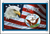 "U.S. NAVY TRIBUTE FLAG WITH EAGLE"  METAL  SIGN