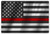 "United States Firefighters Flag"  12x18  Metal  Sign
