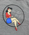  Women's Pin-Up Girl Shirt Grey