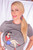  Women's Pin-Up Girl Shirt Grey