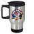 STAINLESS STEEL TRAVEL MUG--- WITH PIN-UPS FOR VETS LOGO