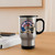 STAINLESS STEEL TRAVEL MUG--- WITH PIN-UPS FOR VETS LOGO