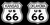 ROUTE 66--**FULLY EMBOSSED STEEL**---METAL  SIGN