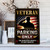 VETERAN  PARKING  ONLY ---METAL  SIGN