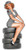 "TIRE  PIN-UP TECHNICIAN"  METAL SIGN