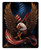 "EAGLE  AND  U.S. FLAG"  METAL SIGN