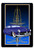 "MERC 2 BLUE"  VINTAGE  METAL  SIGN