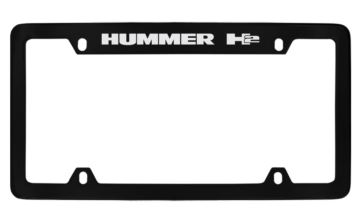 Rear License Plate Cap Trim Cover Frame W/ Handle for HUMMER H2 SUV 03