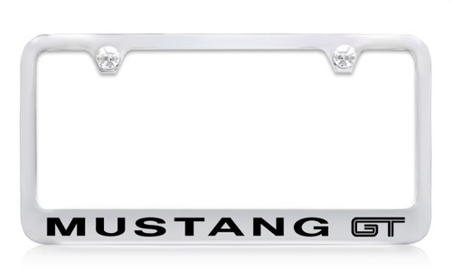 Ford Mustang GT Chrome Plated Metal License Plate Frame