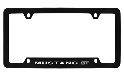 Ford Mustang GT Bottom Engraved Black Coated Zinc Frame