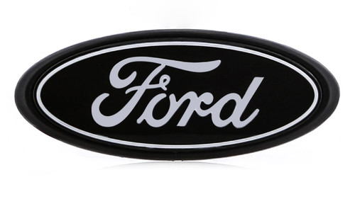 Ford Logo Black Oval 3D Emblem