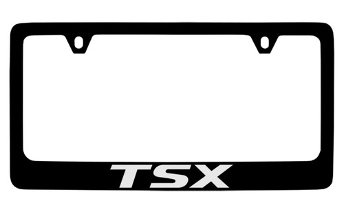 Acura TSX Officially Licensed Black License Plate Frame Holder