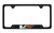 Cadillac V-Series Black Coated Metal Bottom Engraved License Plate Frame Holder