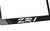 Chevrolet ZR-1 Script Black Coated Zinc License Plate Frame