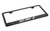 Chevrolet ZR-1 Script Black Coated Zinc License Plate Frame