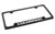 Chevrolet Colorado Bottom Engraved Black Coated Zinc License Plate Frame