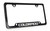 Chevrolet Colorado Bottom Engraved Black Coated Zinc License Plate Frame