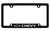 Chevrolet Chevy Bottom Engraved Black Coated Zinc License Plate Frame 