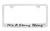 Ford Its a Stang Thang Chrome Plated Solid Brass License Plate Frame Holder Frame with Black Imprint