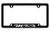 Lincoln MKX Script Bottom Engraved Black Coated Zinc License Plate Frame Holder