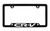Honda CR-V  Bottom Engraved Black Coated Zinc License Plate Frame Holder 