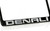 GMC Denali Black Coated Zinc License Plate Frame 