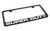 Ford Super Duty Black Coated Zinc License Plate Frame