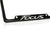Ford Focus Bottom Engraved Black Coated Zinc License Plate Frame