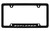 Ford Explorer Bottom Engraved Black Coated Zinc License Plate Frame  Ford Explorer Bottom Engraved Black Coated Zinc License Plate Frame