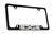Ford Edge Bottom Engraved Black Coated Zinc License Plate Frame 