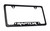 Ford Raptor Bottom Engraved Black Coated Zinc License Plate Frame 