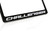Dodge Challenger Black Coated Zinc License Plate Frame 