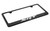 Dodge SRT Black Coated Zinc License Plate Frame 