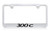 Chrysler 300C Chrome Plated Metal License Plate Frame Holder with Black Imprint