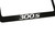 Chrysler 300S Black Coated Zinc License Plate Frame 