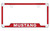 Ford Mustang License Plate Frame with Carbon Fiber Vinyl Insert