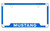 Ford Mustang License Plate Frame with Carbon Fiber Vinyl Insert