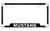 Ford Mustang License Plate Frame with Carbon Fiber Vinyl Insert