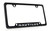 Lincoln Nautilus Black Coated License Plate Frame_ 4 Holes Frame