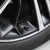 Black Coated valve stem caps with Cadillac Logo - 5 caps in package