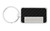 Ford Black Carbon Fiber Patterned Vinyl Insert Keychain with Maverick Logo