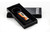 Jeep Brand Black Leather Keychain with UV Printed Jeep Logo  