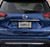 Black Coated Zinc License Plate Frame with Exposed Chrome Nissan Rogue Logo - Notch Bottom Frame Black Coated Zinc License Plate Frame with Exposed Chrome Nissan Rogue Logo - Notch Bottom Frame